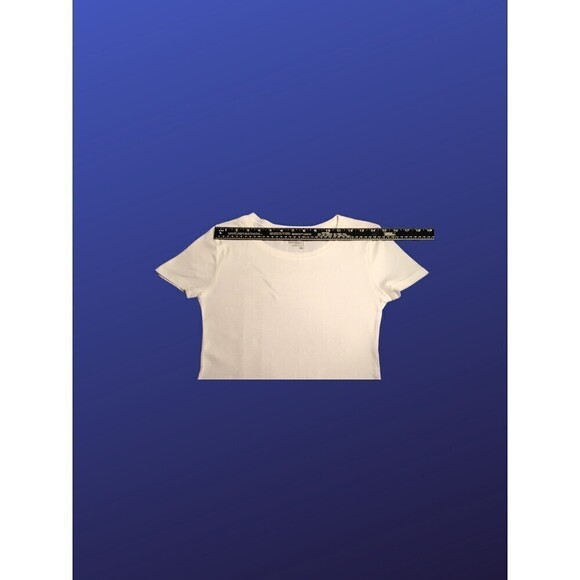 OLD NAVY 100% Cotton Short Sleeve Tee, LOT of 2, WHITE, Size Small, NWOT - Picture 7 of 10